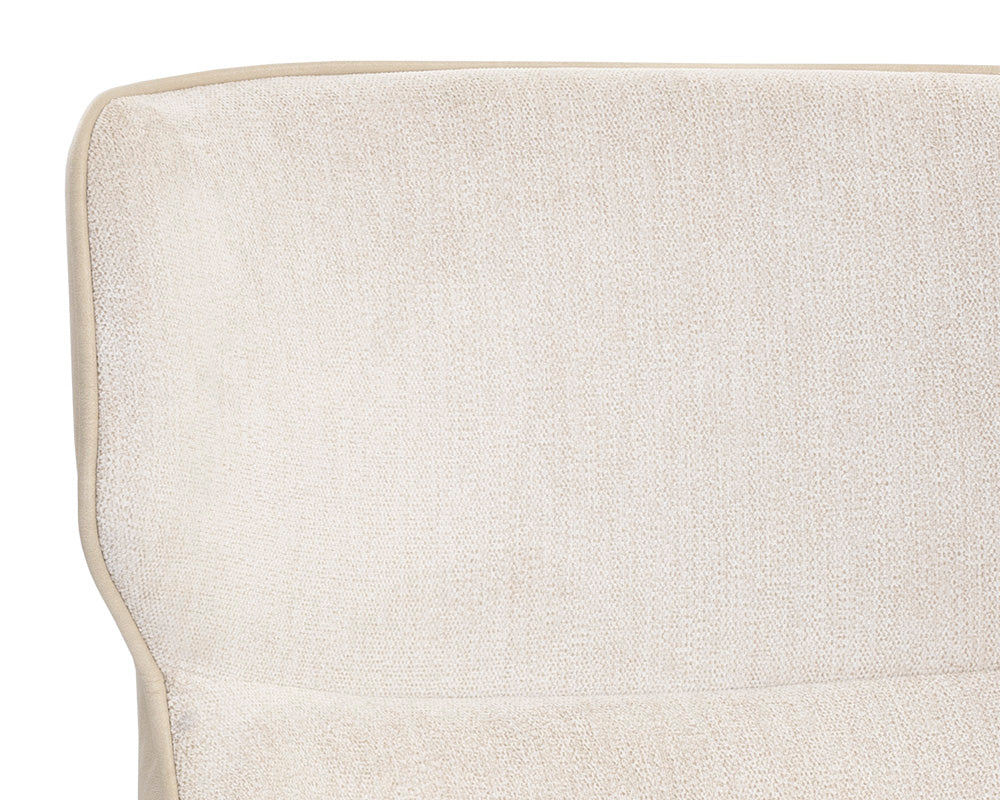 Sunpan Jesmond Dining Chair - Polo Club Muslin And Bravo Cream/Polo Club Stone And Antonio Charcoal