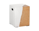 Sunpan Kyson End Table - Gold/Silver
