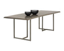 Sunpan Donnelly Dining Table In Antique Brass and Dark Mango/Ash Grey  - 95"