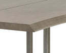 Sunpan Donnelly Dining Table In Antique Brass and Dark Mango/Ash Grey  - 95"