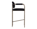 Sunpan Rylan Barstool - Abbington Black/Dillon Cream