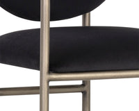 Sunpan Rylan Barstool - Abbington Black/Dillon Cream