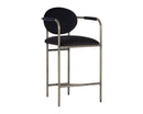 Sunpan Rylan Counter Stool in Abbington Black/Dillon Cream