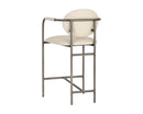 Sunpan Rylan Counter Stool in Abbington Black/Dillon Cream