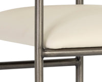 Sunpan Rylan Counter Stool in Abbington Black/Dillon Cream