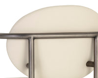 Sunpan Rylan Counter Stool in Abbington Black/Dillon Cream