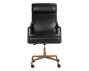 Sunpan Collin Office Chair in Brown/Natural