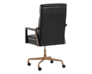 Sunpan Collin Office Chair in Brown/Natural