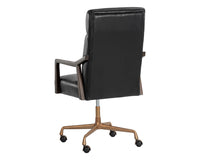 Sunpan Collin Office Chair in Brown/Natural