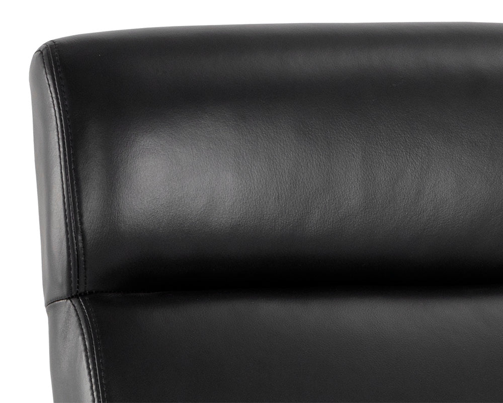 Sunpan Collin Office Chair in Brown/Natural