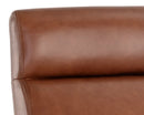 Sunpan Collin Office Chair in Brown/Natural