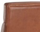 Sunpan Collin Office Chair in Brown/Natural