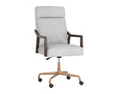 Sunpan Collin Office Chair in Brown/Natural