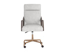 Sunpan Collin Office Chair in Brown/Natural