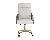 Sunpan Collin Office Chair in Brown/Natural