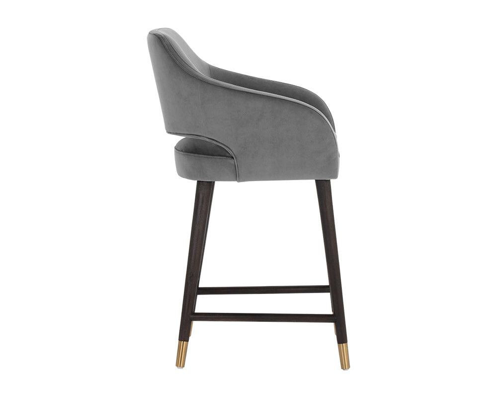 Sunpan Adelaide Counter Stool - Timeless Teal