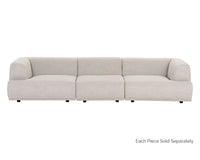 Sunpan Darren Modular - Left/Right Armchair - Moto Stucco