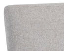 Sunpan Bellevue Lounge Chair - Abbington Black and Bravo Black/Belfast Heather Grey and Bravo Ash