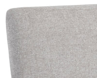 Sunpan Bellevue Lounge Chair - Abbington Black and Bravo Black/Belfast Heather Grey and Bravo Ash