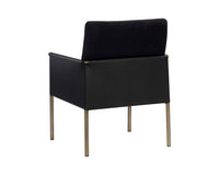 Sunpan Bellevue Lounge Chair - Abbington Black and Bravo Black/Belfast Heather Grey and Bravo Ash