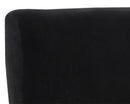 Sunpan Bellevue Lounge Chair - Abbington Black and Bravo Black/Belfast Heather Grey and Bravo Ash