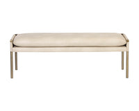 Sunpan Bellevue Bench - Abbington Black and Bravo Black / Belfast Heather Grey and Bravo Ash / Bravo Cream