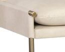 Sunpan Bellevue Bench - Abbington Black and Bravo Black / Belfast Heather Grey and Bravo Ash / Bravo Cream