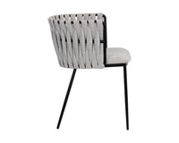 Sunpan Sarai Dining Armchair - Belfast Heather Grey/Belfast Koala Grey