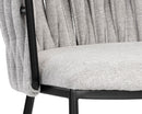 Sunpan Sarai Dining Armchair - Belfast Heather Grey/Belfast Koala Grey