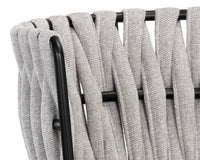 Sunpan Sarai Dining Armchair - Belfast Heather Grey/Belfast Koala Grey