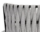 Sunpan Sarai Dining Armchair - Belfast Heather Grey/Belfast Koala Grey