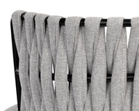 Sunpan Sarai Dining Armchair - Belfast Heather Grey/Belfast Koala Grey