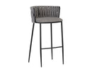 Sunpan Sarai Barstool - Belfast Heather Grey/Belfast Koala Grey