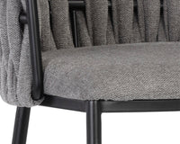 Sunpan Sarai Barstool - Belfast Heather Grey/Belfast Koala Grey