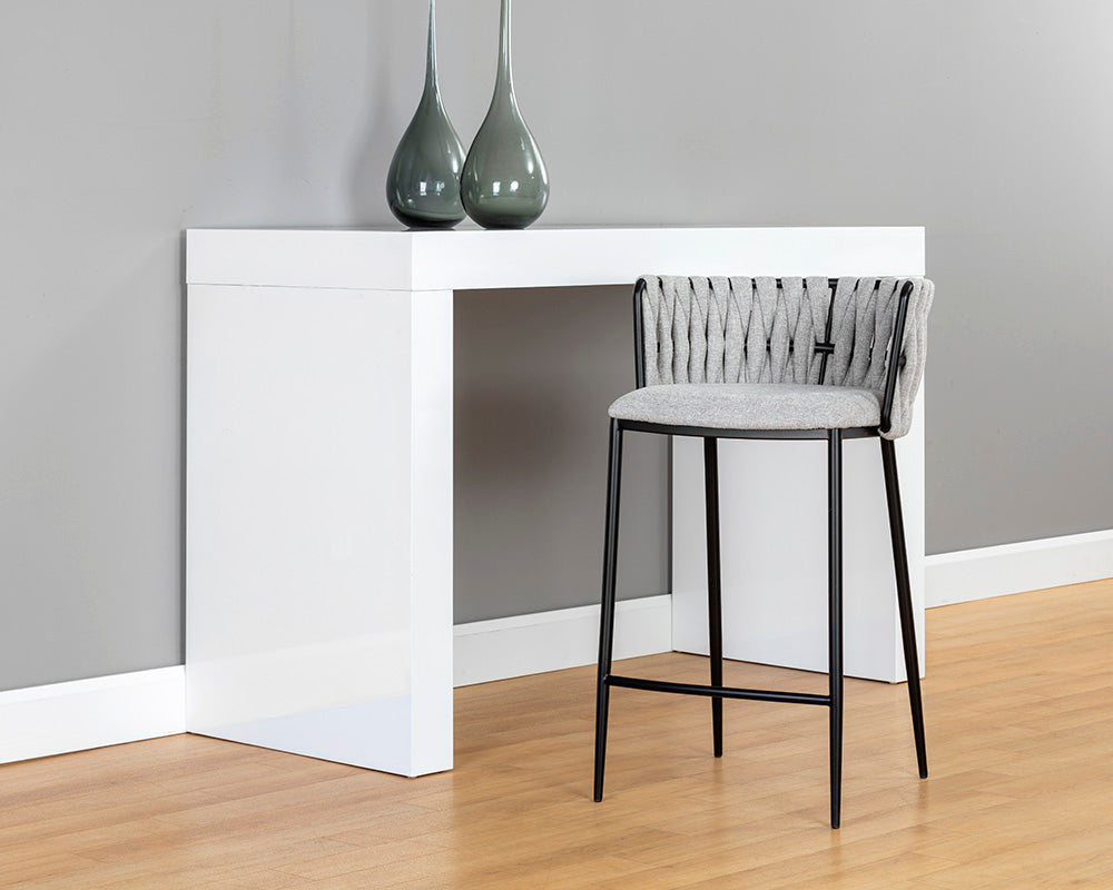 Sunpan Sarai Counter Stool - Belfast Heather Grey/Belfast Koala Grey