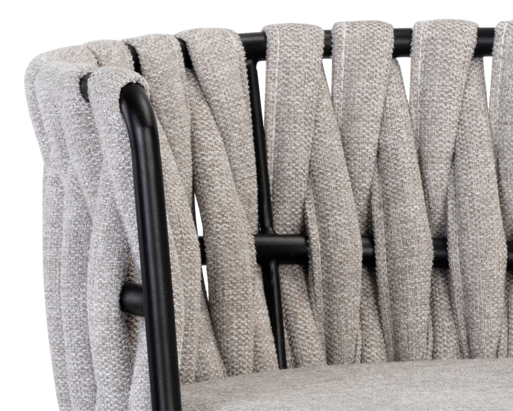 Sunpan Sarai Counter Stool - Belfast Heather Grey/Belfast Koala Grey