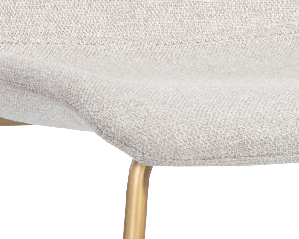 Sunpan Hathaway Dining Chair - Belfast Oatmeal/Oyster Shell