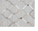 Sunpan Bordeaux Hand-made Rug in Ivory/Grey