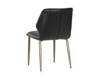 Sunpan Clinton Dining Chair - Bravo Black / Bravo Cream