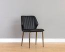 Sunpan Clinton Dining Chair - Bravo Black / Bravo Cream