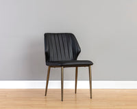 Sunpan Clinton Dining Chair - Bravo Black / Bravo Cream