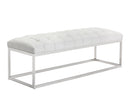 Sunpan Sutton Bench - Cantina Black/Magnetite/Peanut/White