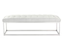 Sunpan Sutton Bench - Cantina Black/Magnetite/Peanut/White
