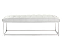 Sunpan Sutton Bench - Cantina Black/Magnetite/Peanut/White