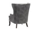Sunpan Royalton Lounge Chair - Castillo Cream/Tobacco Tan/Overcast Grey