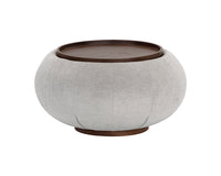 Sunpan Zenzi End Table - Bravo Black/Polo Club Stone