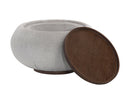 Sunpan Zenzi End Table - Bravo Black/Polo Club Stone