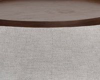 Sunpan Zenzi End Table - Bravo Black/Polo Club Stone