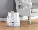 Sunpan Aries Side Table - Gold / Silver