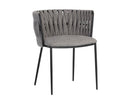 Sunpan Sarai Dining Armchair - Belfast Heather Grey/Belfast Koala Grey